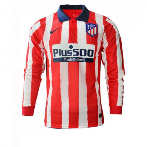 Atletico Madrid Long Sleeve Home Jersey