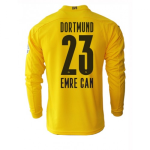 Borussia Dortmund Emre Can Long Sleeve Home Jersey