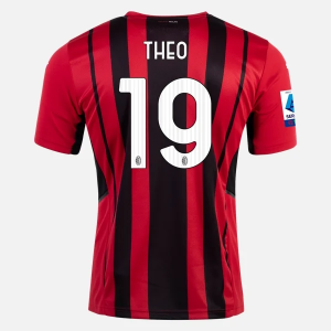 AC Milan Theo Hernandez 19 Thuis shirt 2021/22 – Korte Mouw