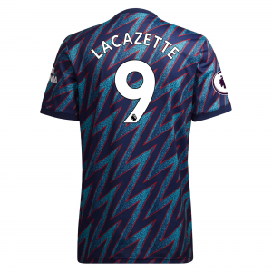 Arsenal Alexandre Lacazette 9 adidas Third Shirt 2021/22 – Korte Mouw