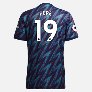 Arsenal Nicolas Pepe 19 Third Shirt 2021/22 – Korte Mouw