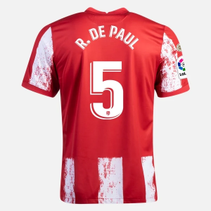Atlético Madrid Rodrigo De Paul 5 Thuis shirt 2021/22 – Korte Mouw
