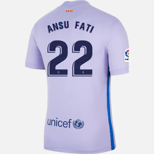 Barcelona Ansu Fati 22 Uit shirt Nike 2021/22 – Korte Mouw