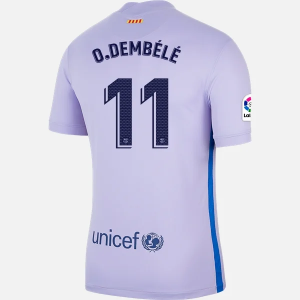 Barcelona Ousmane Dembele 11 Uit shirt Nike 2021/22 – Korte Mouw