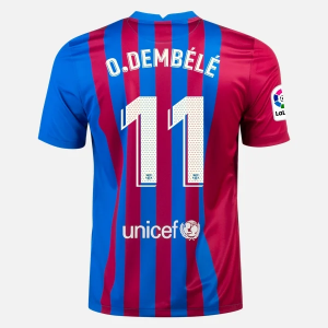 Barcelona Ousmane Dembele 11 Thuis shirt Nike 2021/22 – Korte Mouw