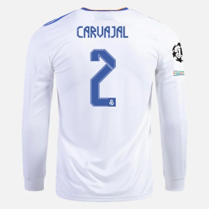Real Madrid Dani Carvajal 2 Thuis shirt 2021/22 – Lange Mouw