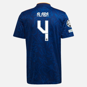 Real Madrid David Alaba 4 Uit shirt adidas 2021/22 – Korte Mouw