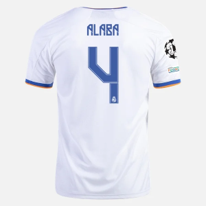 Real Madrid David Alaba 4 Thuis shirt adidas 2021/22 – Korte Mouw