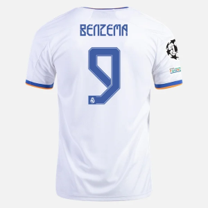Real Madrid Karim Benzema 9 Thuis shirt adidas 2021/22 – Korte Mouw