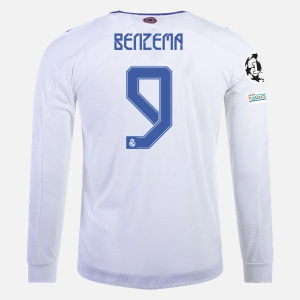 Real Madrid Karim Benzema 9 Thuis shirt 2021/22 – Lange Mouw