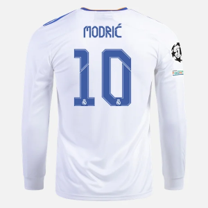 Real Madrid Luka Modric 10 Thuis shirt 2021/22 – Lange Mouw