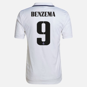 Real Madrid Karim Benzema 9 Thuis voetbalshirt 2022/23 – Korte Mouw