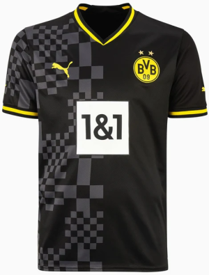 BVB Borussia Dortmund Uit Voetbalshirt 2022/23 – Korte Mouw